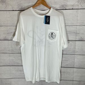 NWT white Salt Life Tee with print on front & back